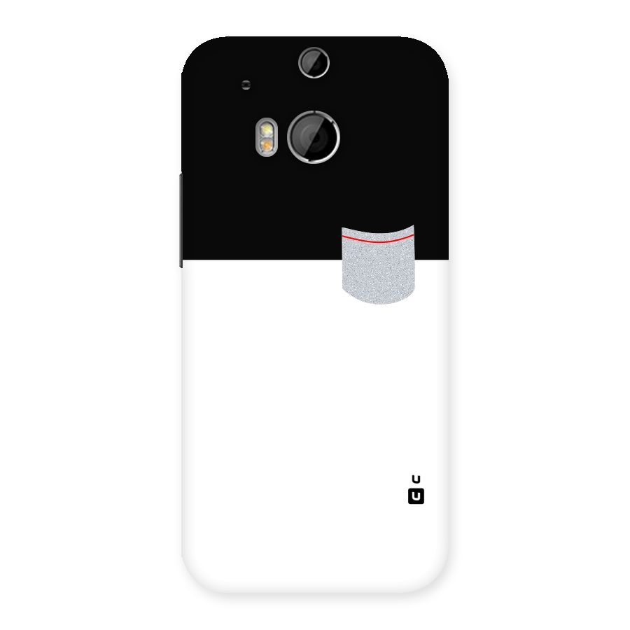Cute Pocket Simple Back Case for HTC One M8