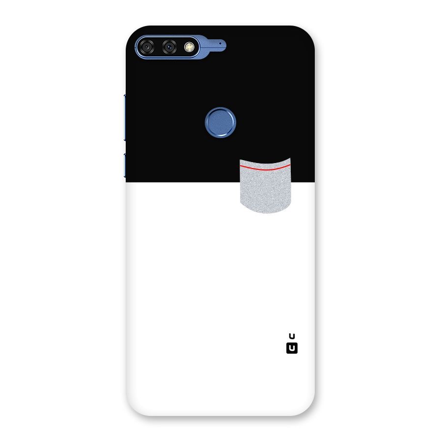 Cute Pocket Simple Back Case for Honor 7C