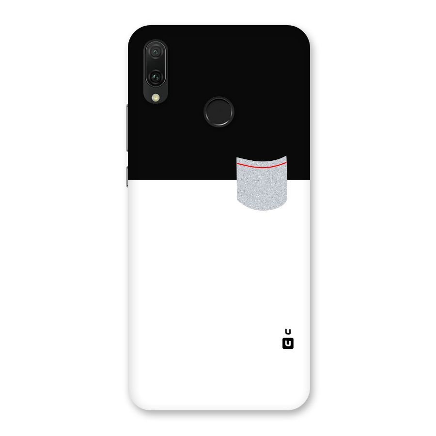Cute Pocket Simple Back Case for Huawei Y9 (2019)