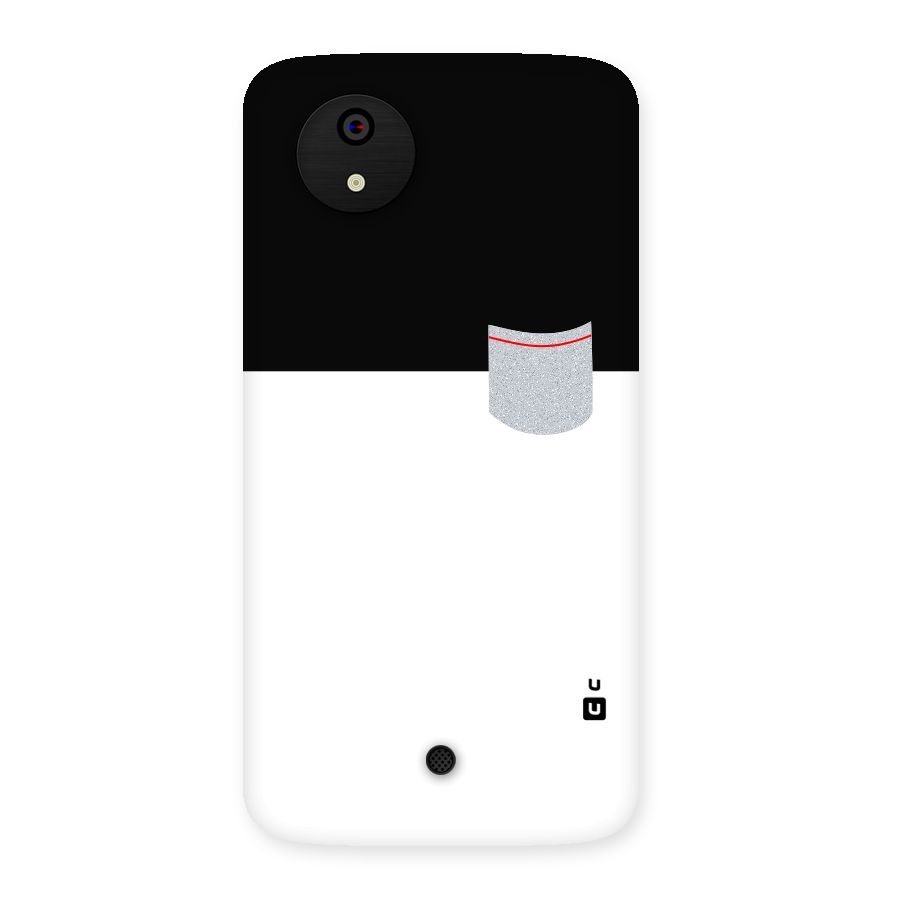 Cute Pocket Simple Back Case for Micromax Canvas A1