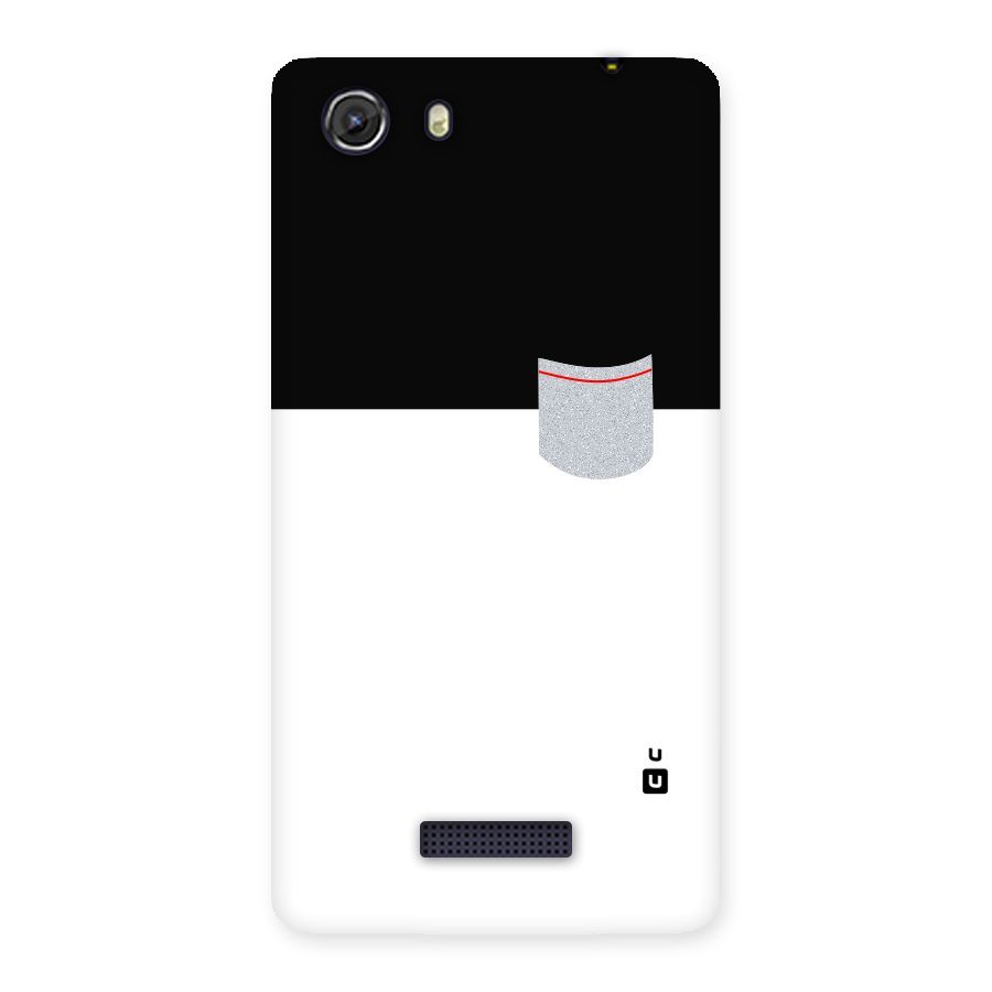 Cute Pocket Simple Back Case for Micromax Unite 3