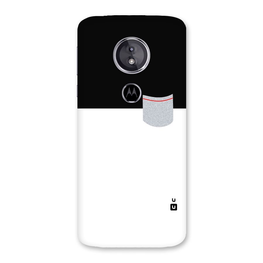 Cute Pocket Simple Back Case for Moto E5