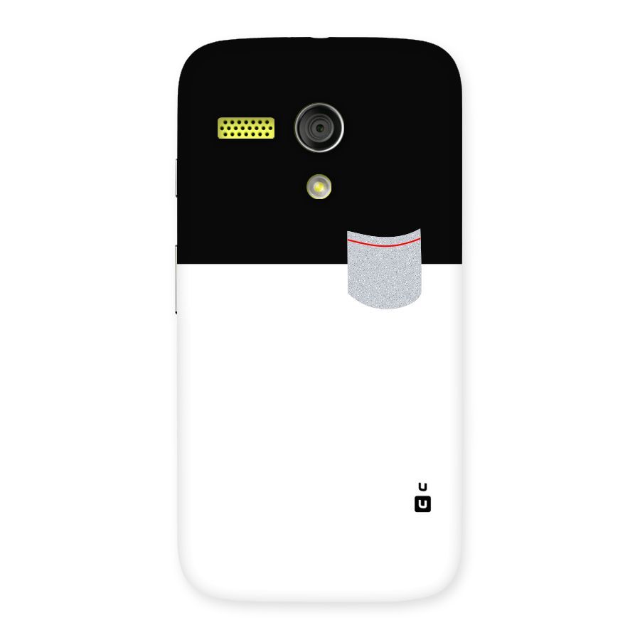 Cute Pocket Simple Back Case for Moto G