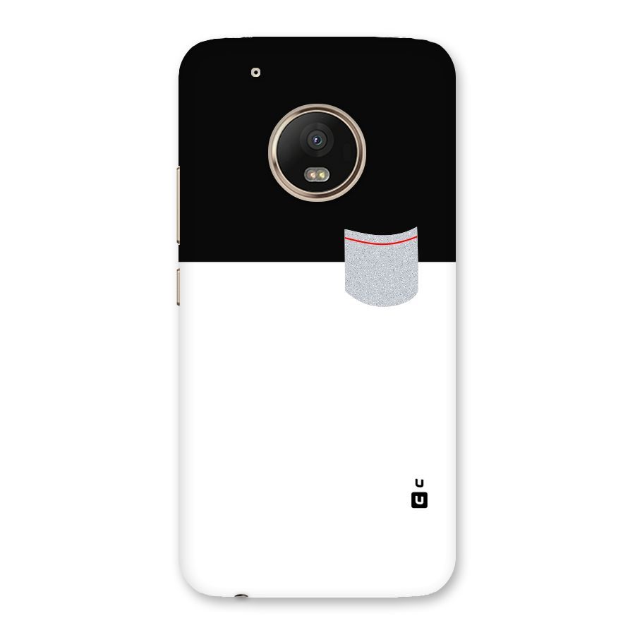 Cute Pocket Simple Back Case for Moto G5 Plus