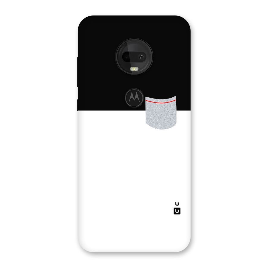 Cute Pocket Simple Back Case for Moto G7