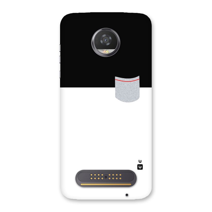 Cute Pocket Simple Back Case for Moto Z2 Play