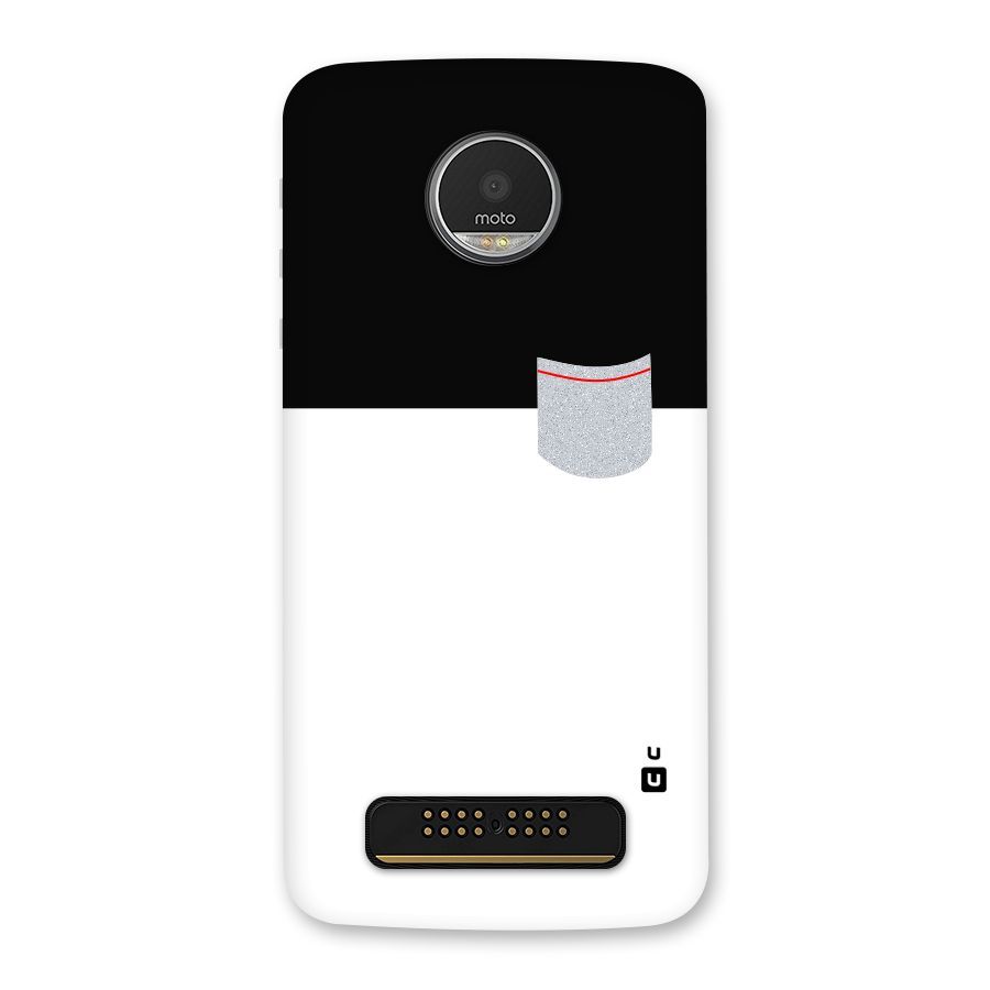 Cute Pocket Simple Back Case for Moto Z Play