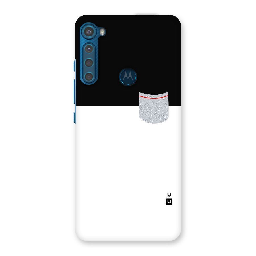Cute Pocket Simple Back Case for Motorola One Fusion Plus