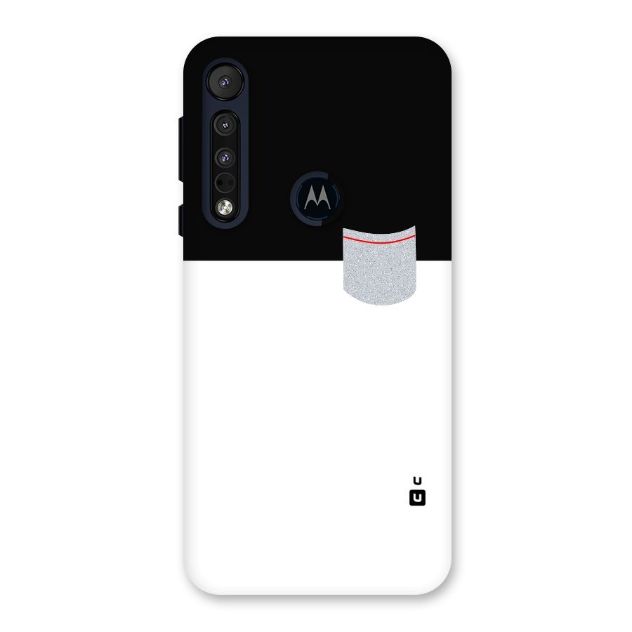 Cute Pocket Simple Back Case for Motorola One Macro