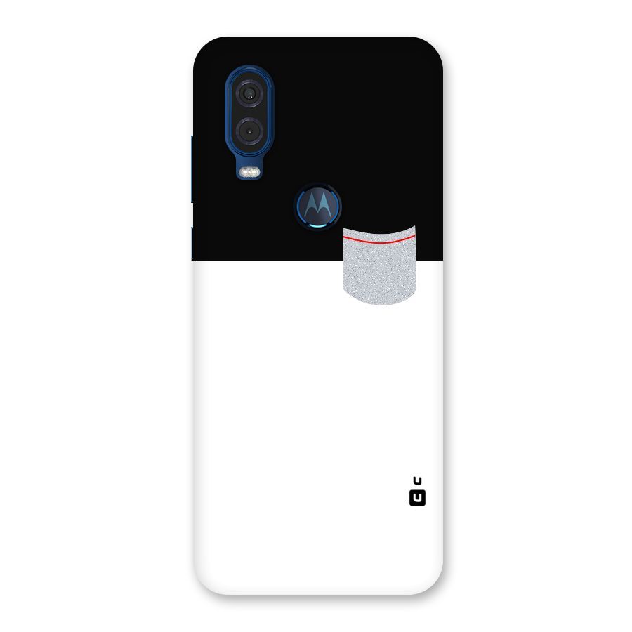 Cute Pocket Simple Back Case for Motorola One Vision
