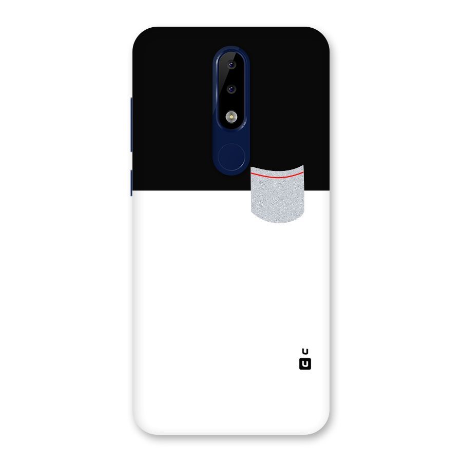Cute Pocket Simple Back Case for Nokia 5.1 Plus