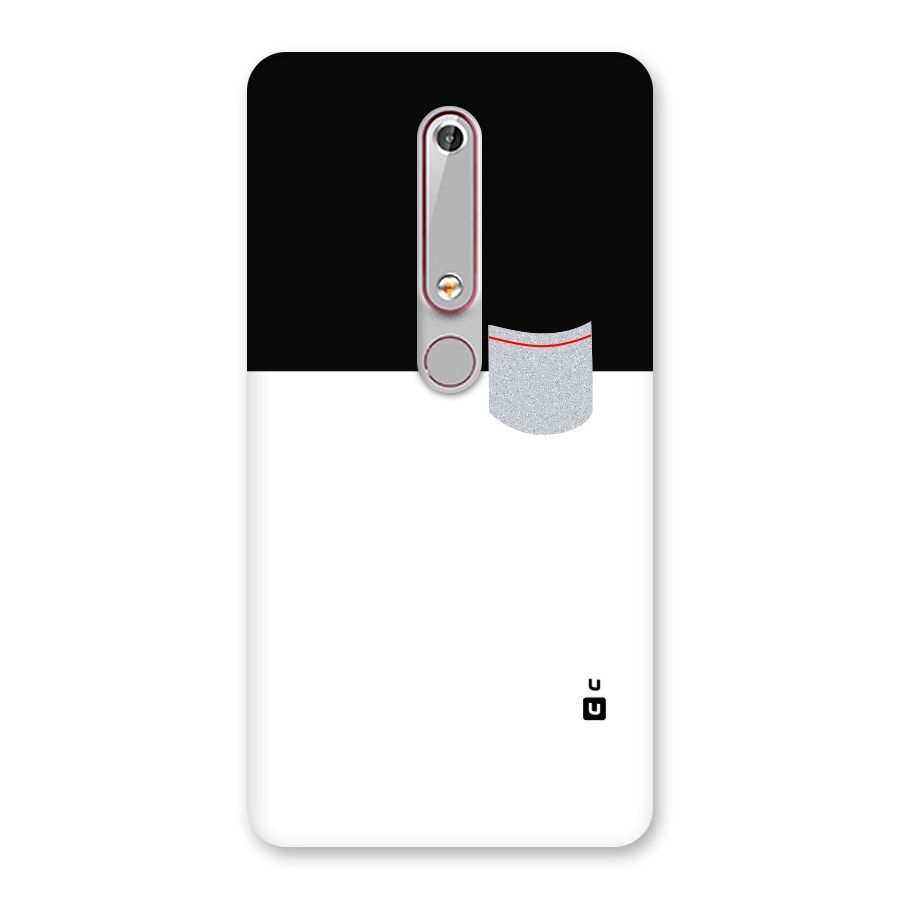 Cute Pocket Simple Back Case for Nokia 6.1
