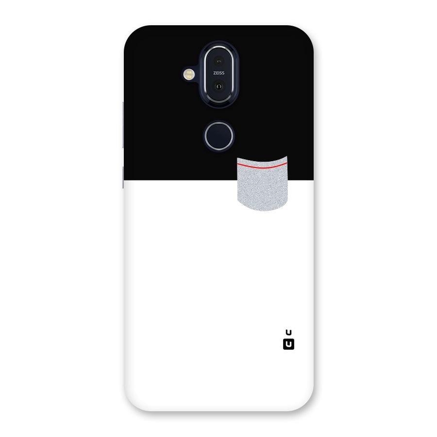 Cute Pocket Simple Back Case for Nokia 8.1