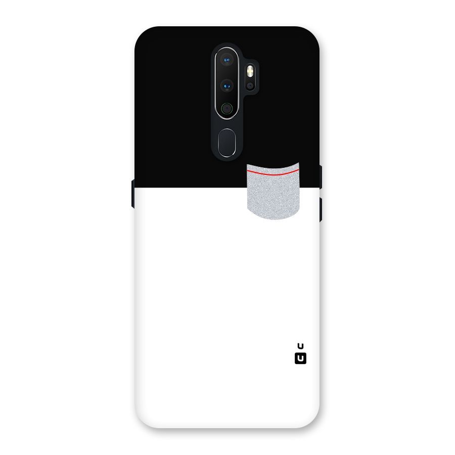Cute Pocket Simple Back Case for Oppo A5 (2020)