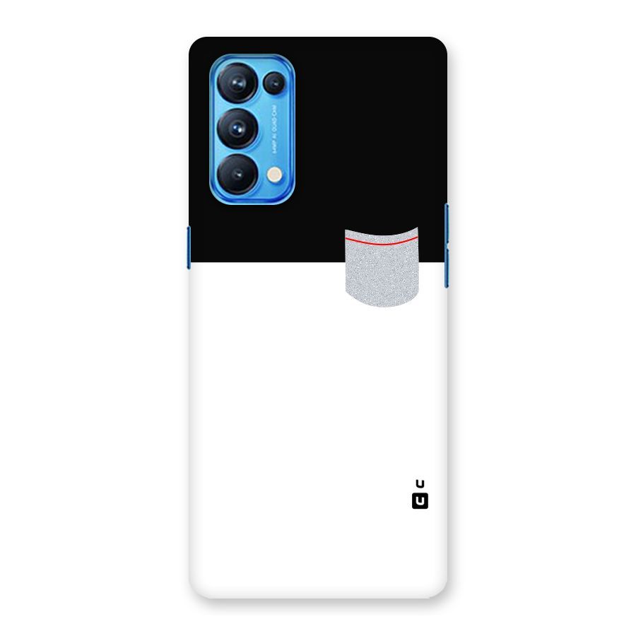 Cute Pocket Simple Back Case for Oppo Reno5 Pro 5G