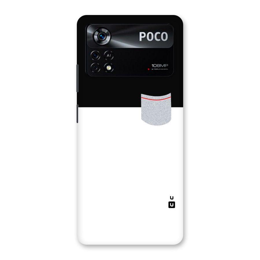 Cute Pocket Simple Back Case for Poco X4 Pro 5G