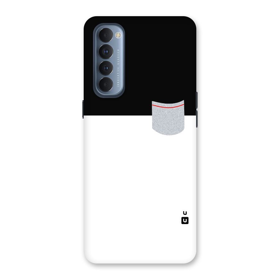 Cute Pocket Simple Back Case for Reno4 Pro