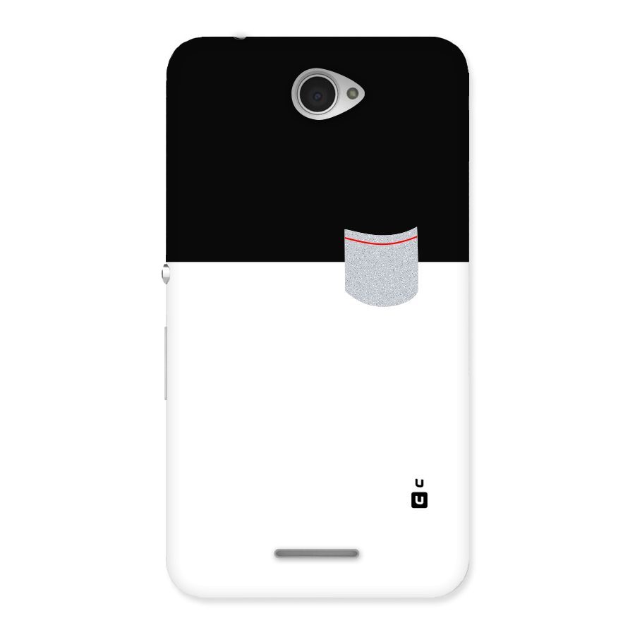 Cute Pocket Simple Back Case for Sony Xperia E4
