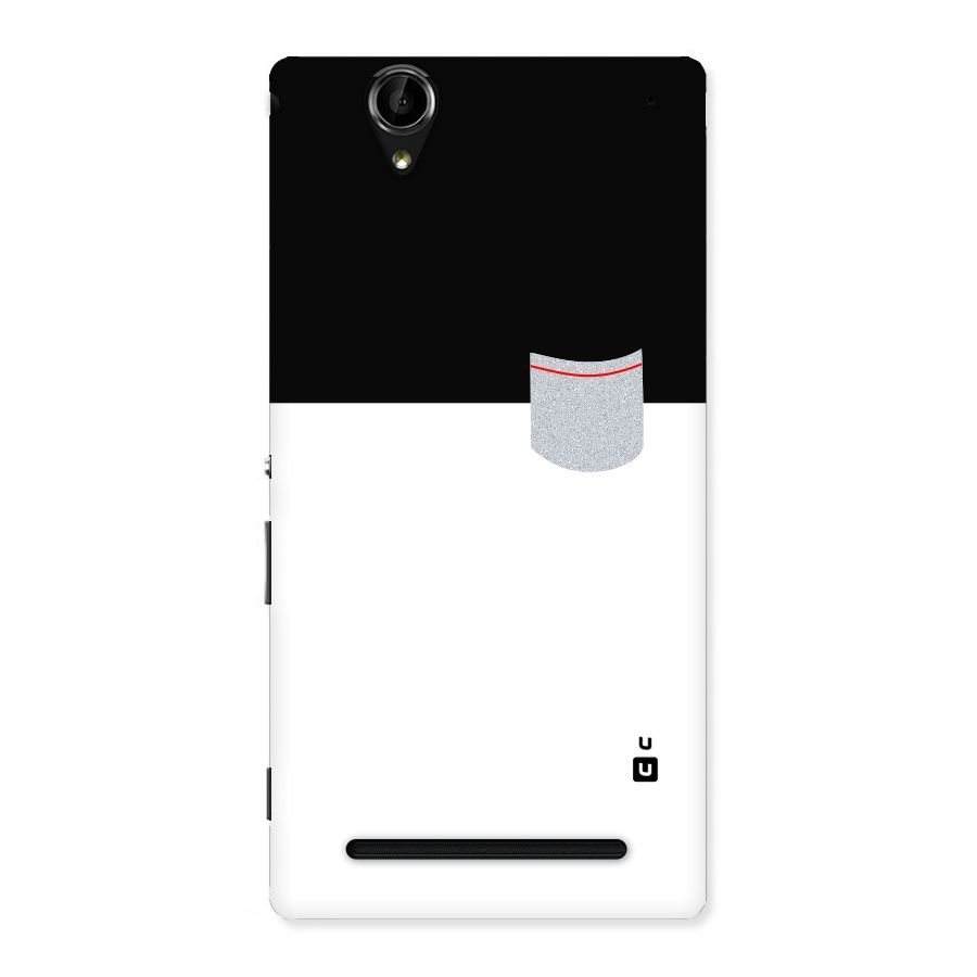 Cute Pocket Simple Back Case for Sony Xperia T2