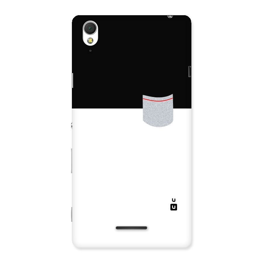 Cute Pocket Simple Back Case for Sony Xperia T3