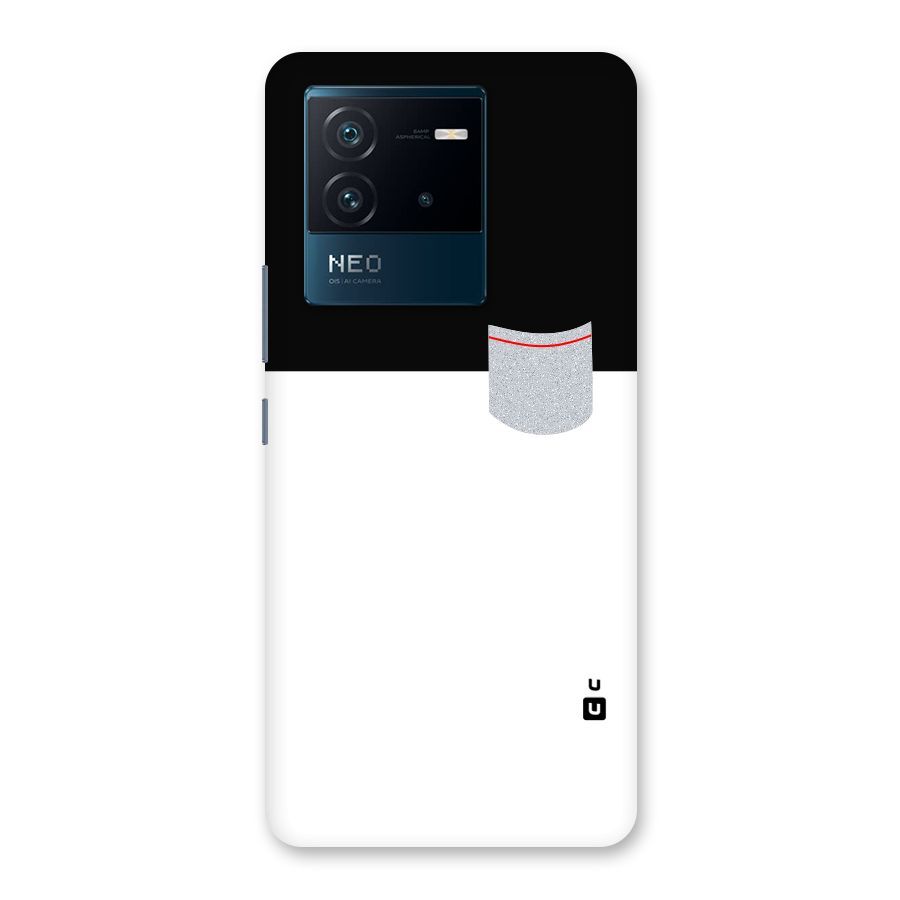 Cute Pocket Simple Back Case for Vivo iQOO Neo 6 5G