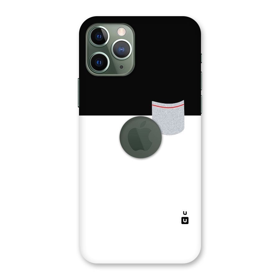 Cute Pocket Simple Back Case for iPhone 11 Pro Logo  Cut