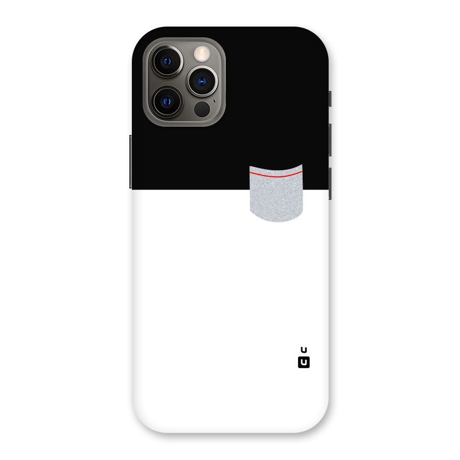 Cute Pocket Simple Back Case for iPhone 12 Pro
