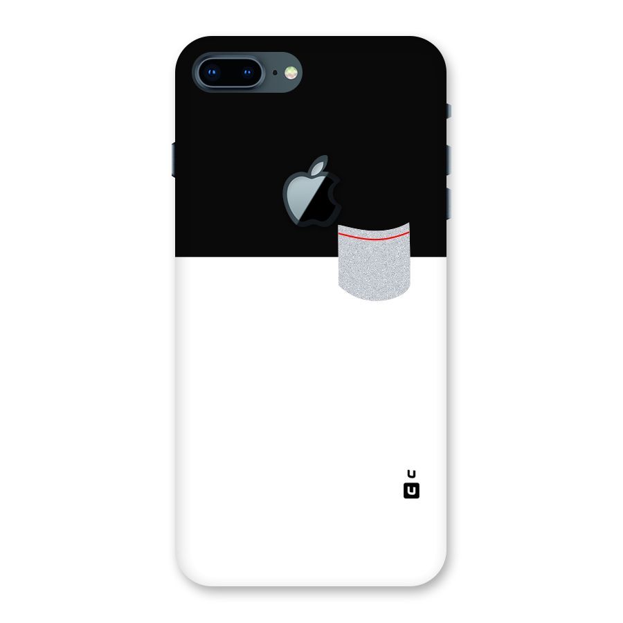 Cute Pocket Simple Back Case for iPhone 7 Plus Apple Cut