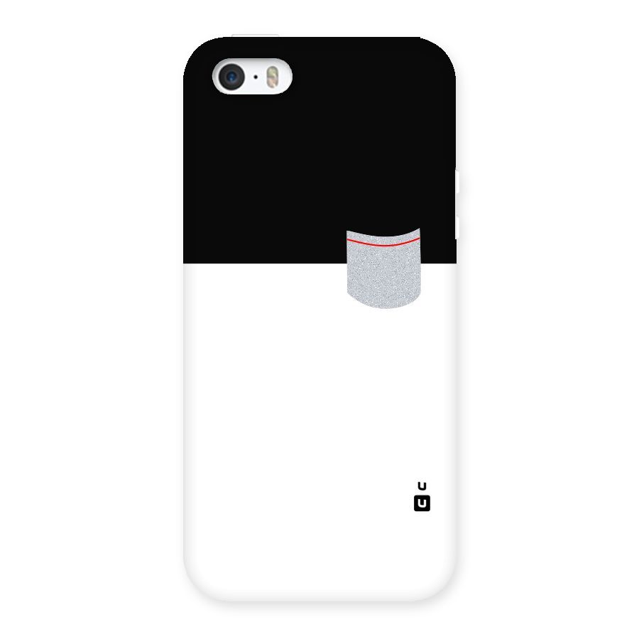 Cute Pocket Simple Back Case for iPhone SE