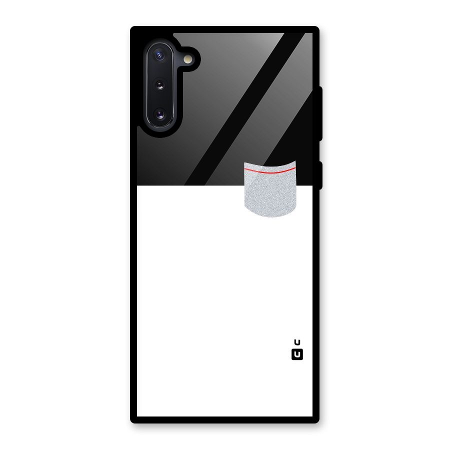 Cute Pocket Simple Glass Back Case for Galaxy Note 10