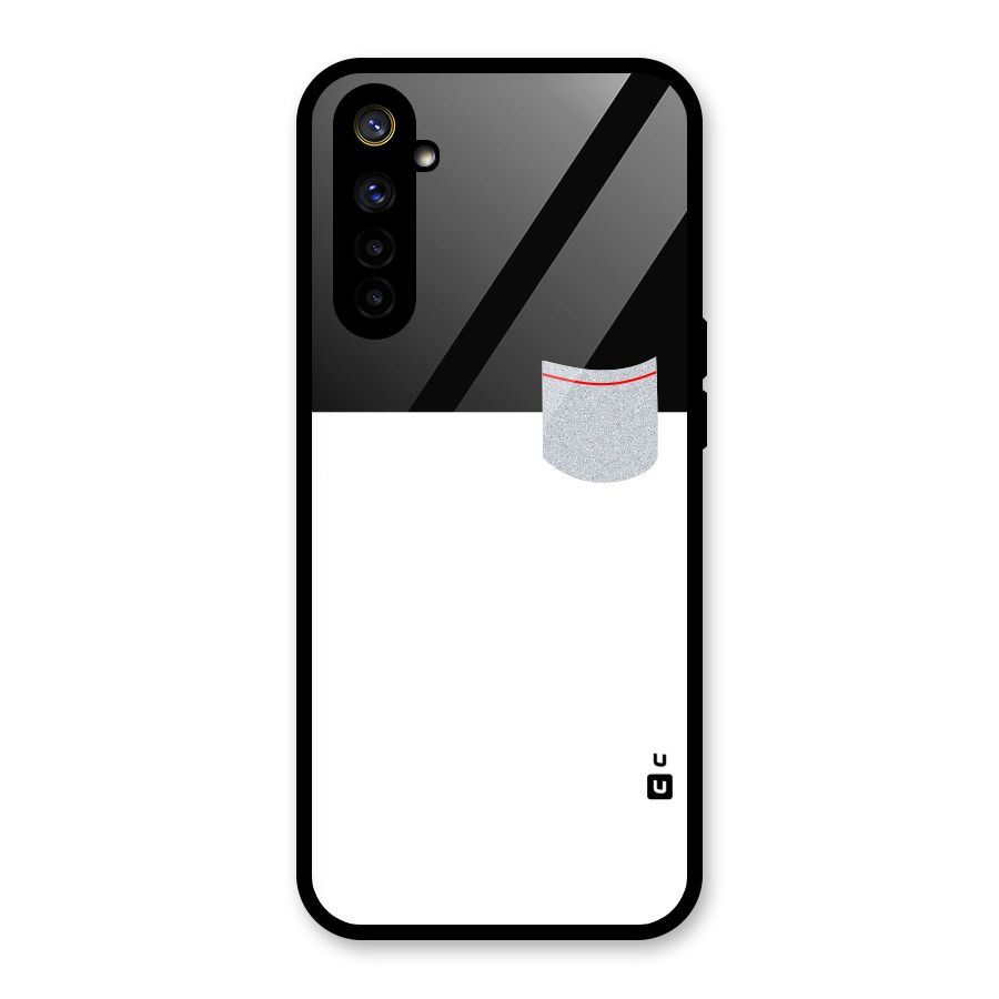 Cute Pocket Simple Glass Back Case for Realme 6i
