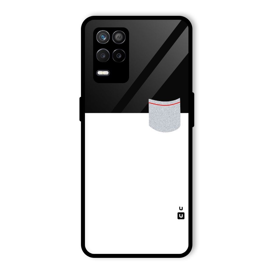 Cute Pocket Simple Glass Back Case for Realme 9 5G