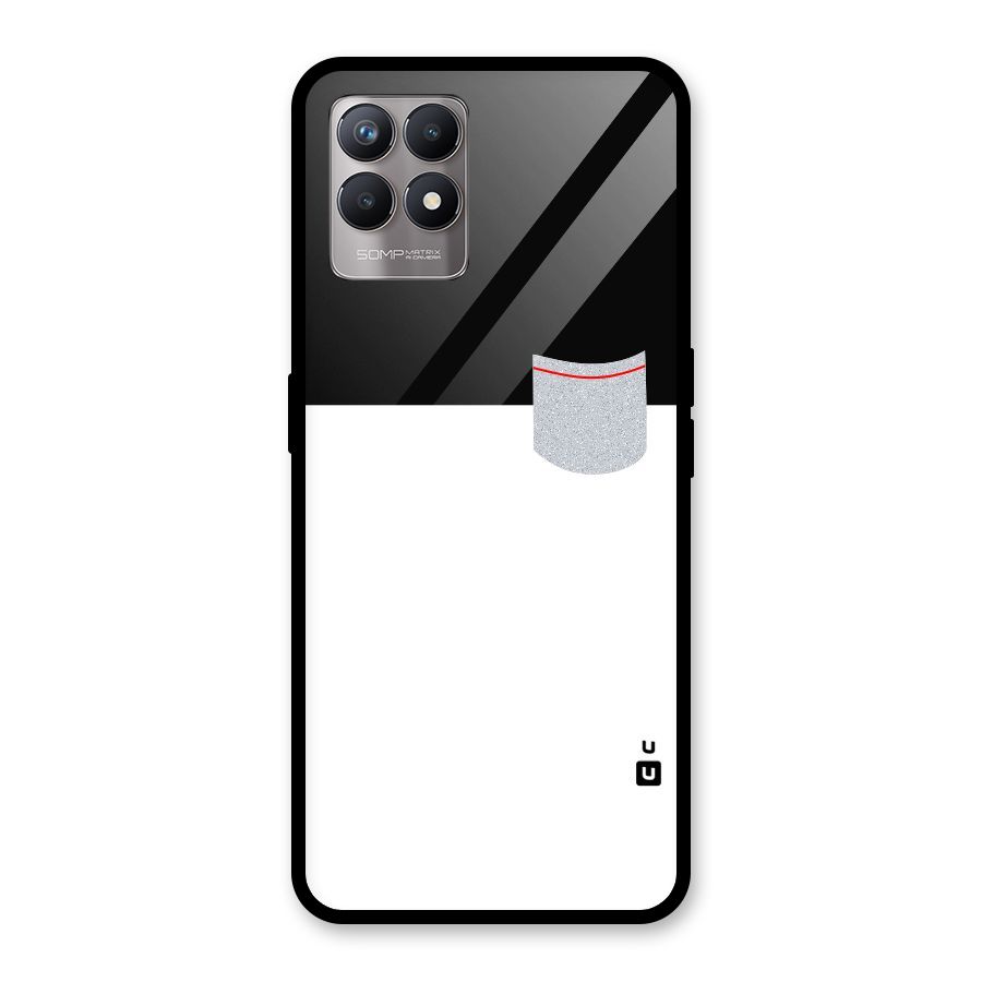 Cute Pocket Simple Glass Back Case for Realme Narzo 50
