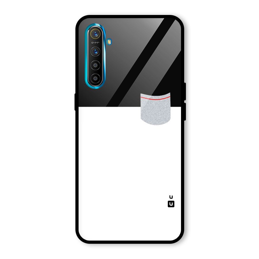 Cute Pocket Simple Glass Back Case for Realme X2