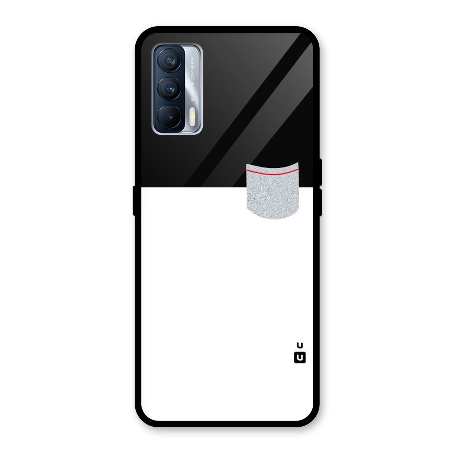 Cute Pocket Simple Glass Back Case for Realme X7
