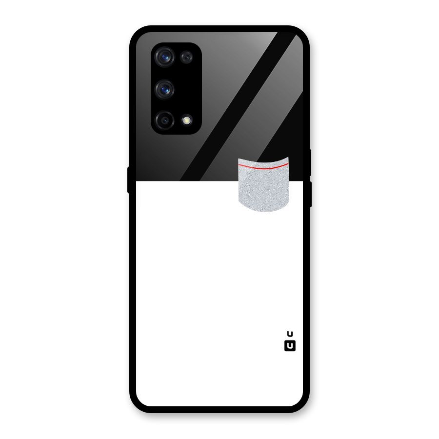 Cute Pocket Simple Glass Back Case for Realme X7 Pro