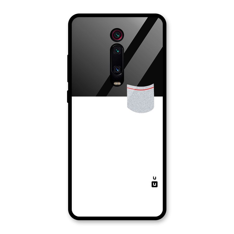 Cute Pocket Simple Glass Back Case for Redmi K20