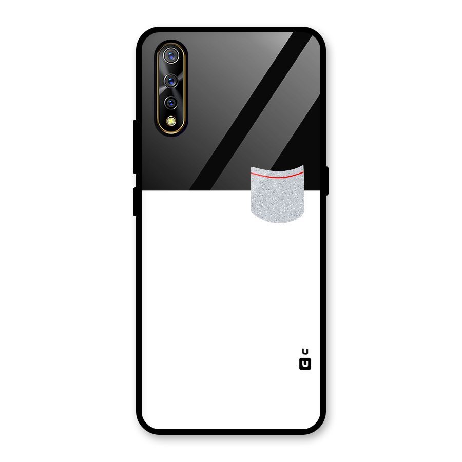 Cute Pocket Simple Glass Back Case for Vivo S1