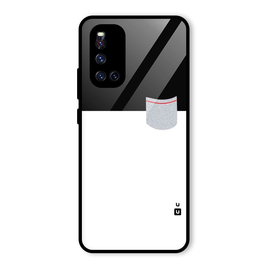 Cute Pocket Simple Glass Back Case for Vivo V19