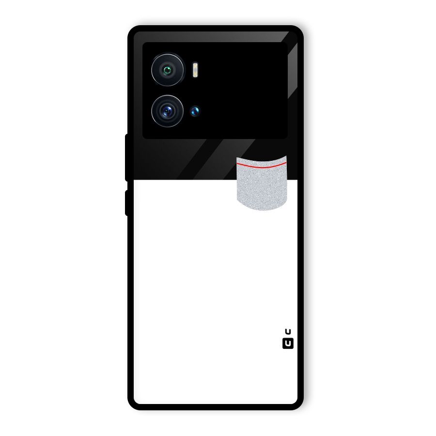 Cute Pocket Simple Glass Back Case for Vivo iQOO 9 Pro