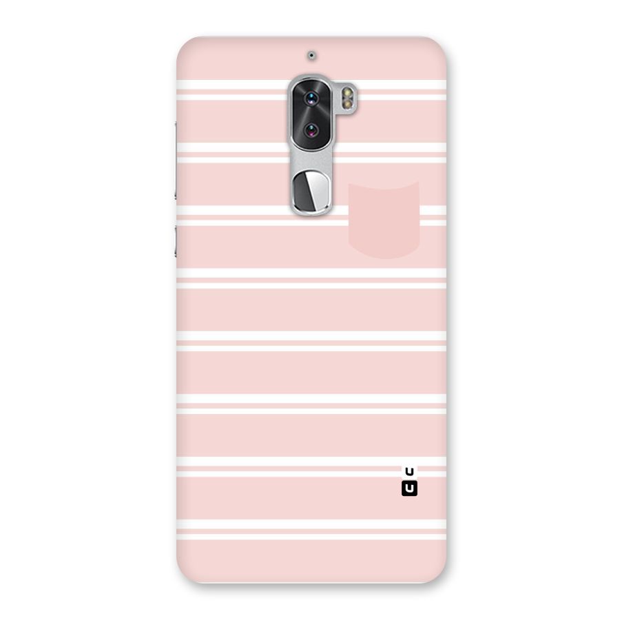 Cute Pocket Striped Back Case for Coolpad Cool 1
