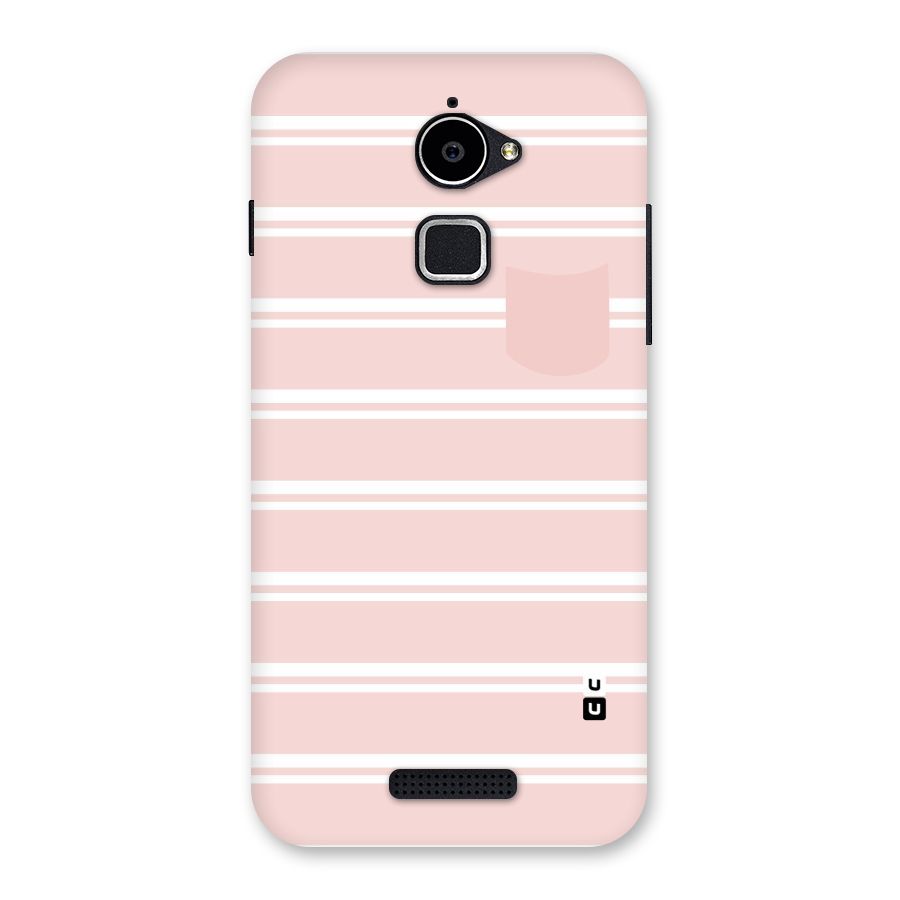 Cute Pocket Striped Back Case for Coolpad Note 3 Lite