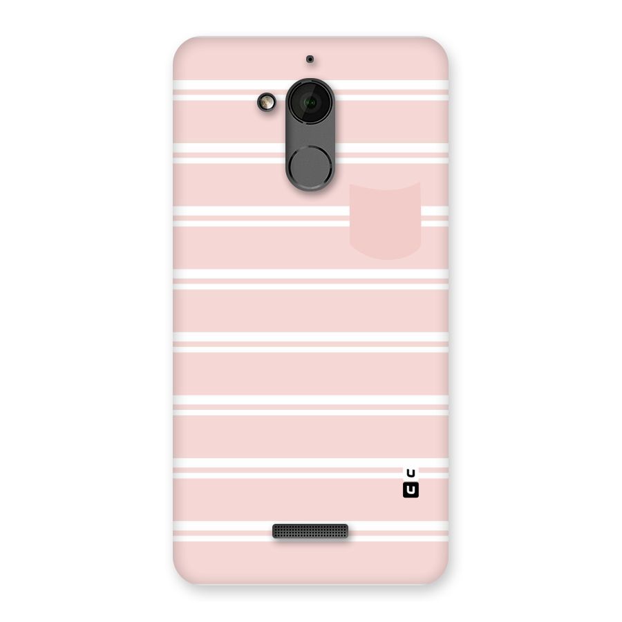 Cute Pocket Striped Back Case for Coolpad Note 5
