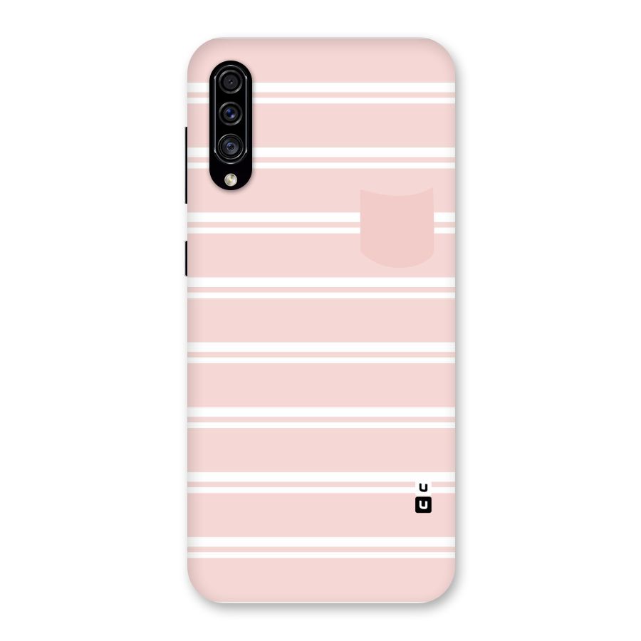 Cute Pocket Striped Back Case for Galaxy A30s