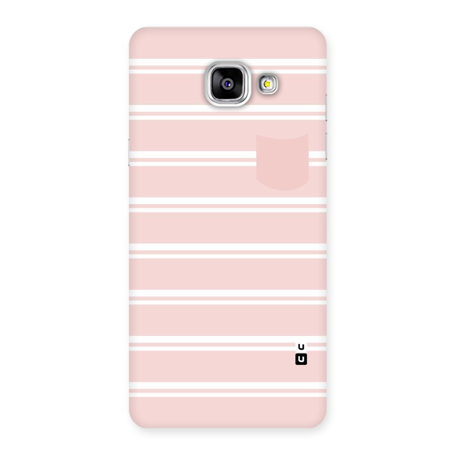 Cute Pocket Striped Back Case for Galaxy A5 2016