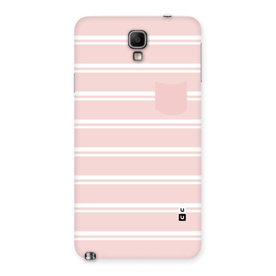 Cute Pocket Striped Back Case for Galaxy Note 3 Neo