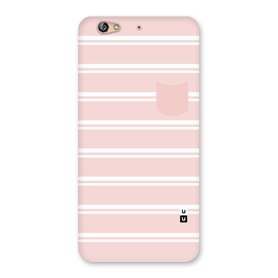 Cute Pocket Striped Back Case for Gionee S6