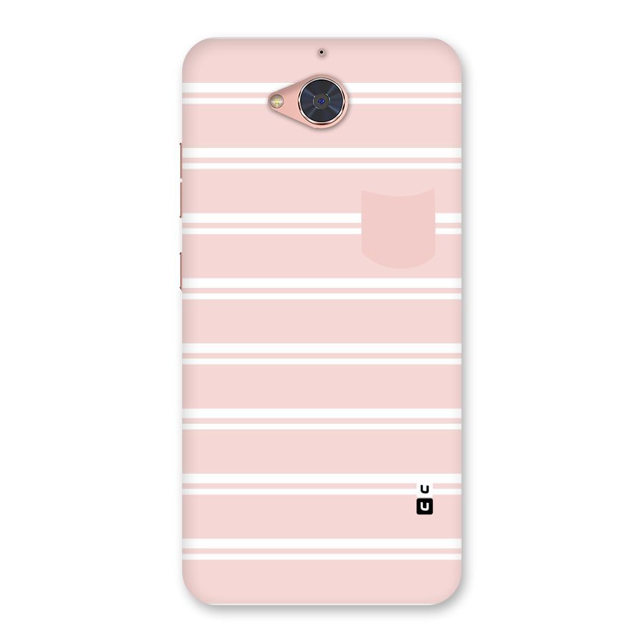 Cute Pocket Striped Back Case for Gionee S6 Pro