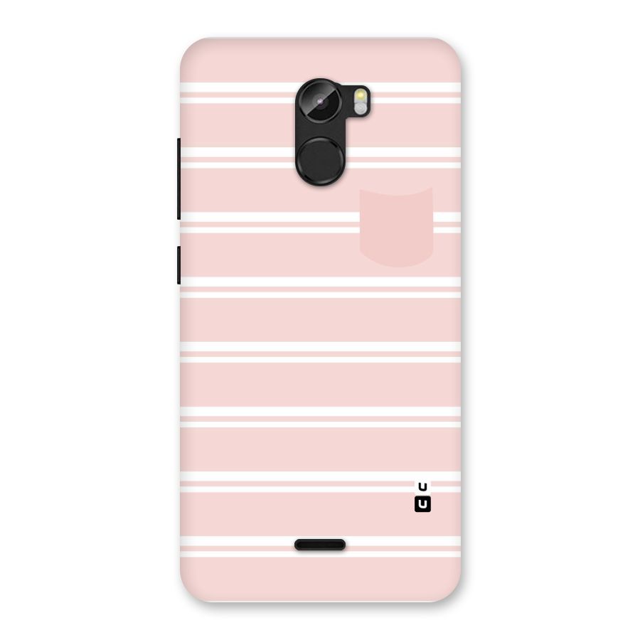 Cute Pocket Striped Back Case for Gionee X1