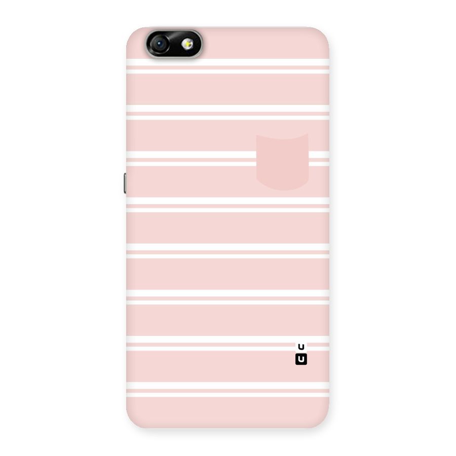 Cute Pocket Striped Back Case for Honor 4X